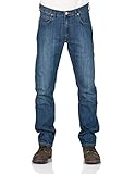 super Tragekomfort Lee Herren Jeans Daren Zip Fly - Regular Fit - Blau - True Blue, Größe:W 36 L 36, Farbe:True Blue (HJ)