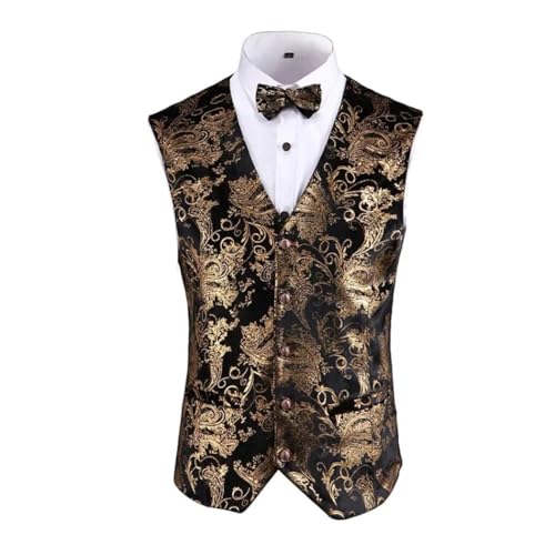 Men's 3 Piece Suit Set Wedding Groom Formal Party Blazer Vest Trousers Slim Fit Comfortable Set4