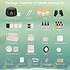 ZEROMX Candle Making Kit for Adults & Beginners - All-in-One DIY Candle Supplies with 1200g Natural Soy Wax, Hot Plate, 2 Succulent Molds, 8 Jars & Gift Boxes | Perfect for Home Crafts & Gifting #1