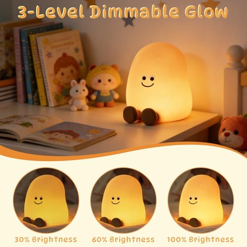 Veilleuse tactile en silicone souple à intensité variable pour enfant - 4