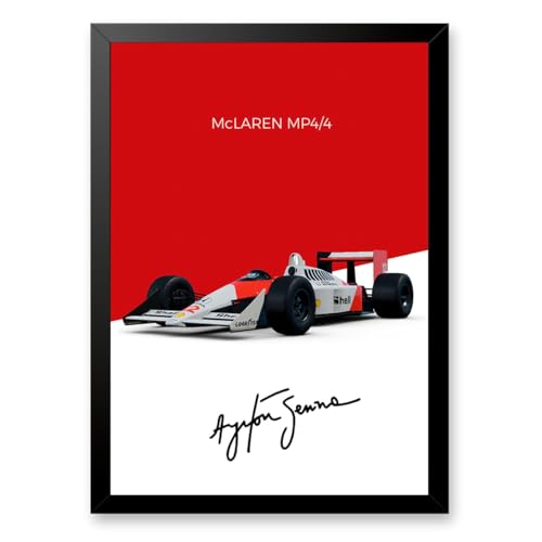Quadro Decorativo Carro Mclaren Mp4/2 F1 Ayrton Senna
