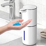 Seifenspender Automatisch,380ml Elektrischer Wandmontage Berührungsloser Seifenspender mit Sensor,USB Wiederaufladbar IPX5 Wasserdicht für Bad,Küche