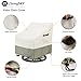 LSongSKY Outdoor Swivel Lounge Chair Cover 2 Pack,100% Waterproof Heavy Duty Outdoor Chair Covers,(33 W x 35 D x 38.5 H inches) Patio Furniture Cover for Swivel Patio Chair,White&Grayish Green