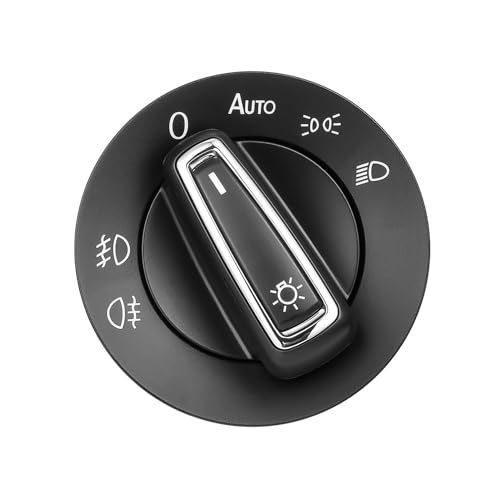 Image of Car Headlight Switch Headlight Dimmer Switch,For Passat B5,For Polo III,For Golf 4 3BD941531 1C0941531 3BD941531A Car Front Head Lamp Headlight Switch