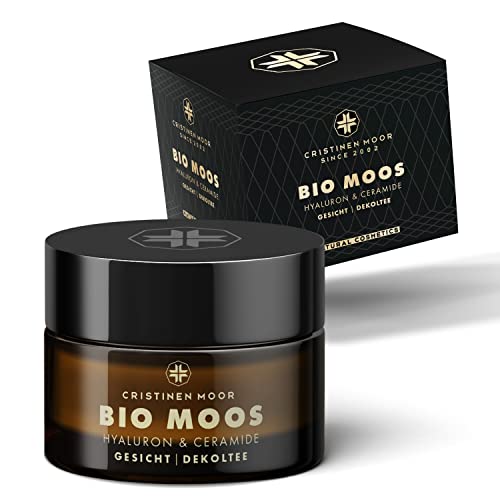 CristinenMoor® Bio Moossalbe Premium Anti Aging und Anti-Falten Gesichtspflege, Mooscreme mit Bio Hyaluron und Ceramiden | Für Alle Hauttypen | Vegan & Tierversuchfrei Cover