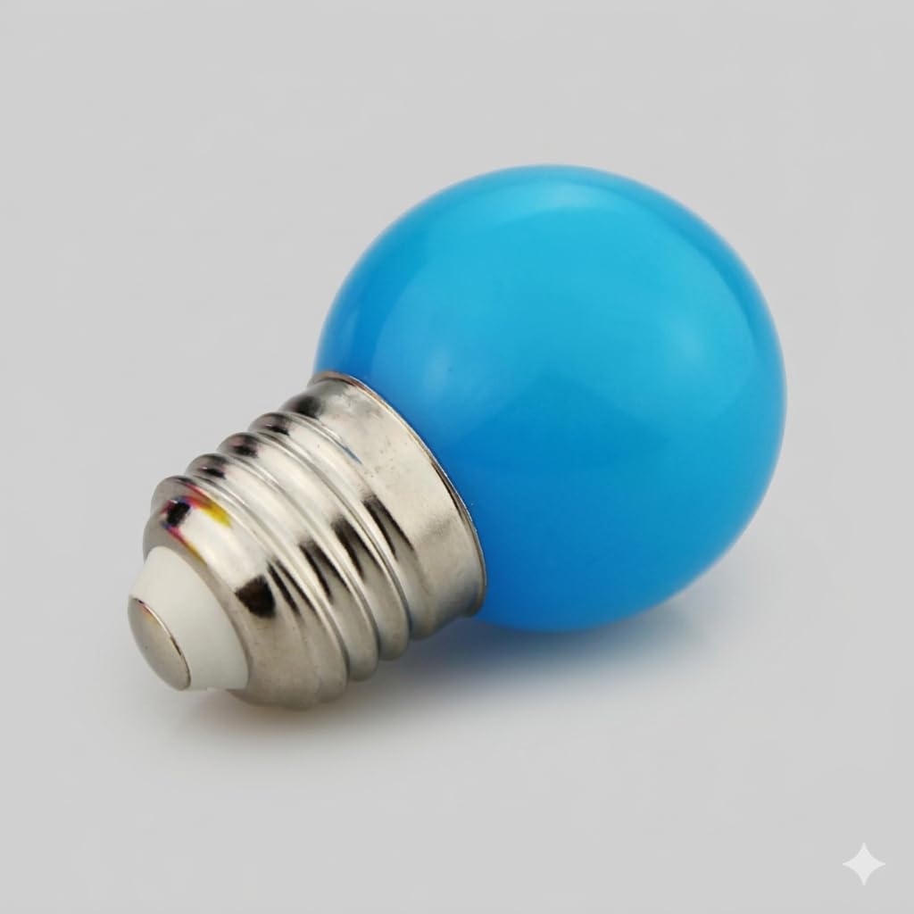 0.5W LED Bulb Night Lamp E27 for Decoration Soft Glow Blue Light-image-48