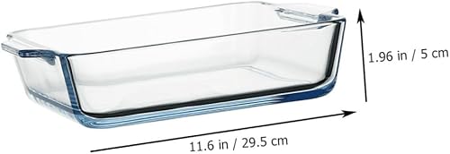 Miniatura 3 de STOBAZA 1 unidad de cena profunda para sartén de vapor, mango rectangular, herramienta de microondas, suministro para hornear, tartas de queso,