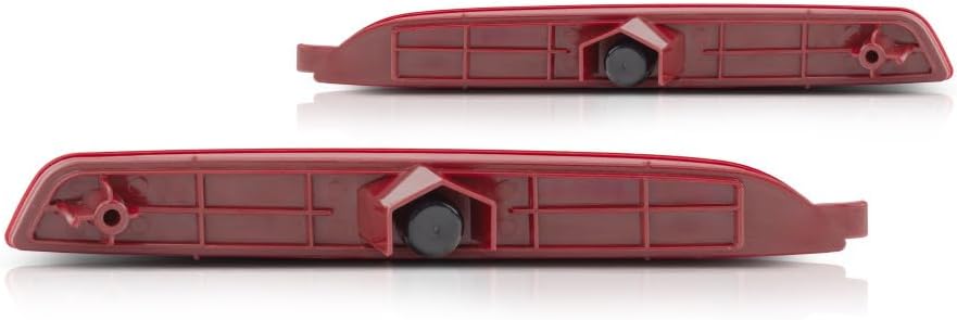 CarLights360 For Kia Sorento Rear Bumper Reflector 2011 2012 2013 Driver and Passenger Side CAPA KI1184102, KI1185102 | 92405 1U200