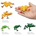 Pinowu 14Stk Realistisch Gummi Schlangentiere, 1 Eidechse 4 Frosch Spielzeug 9 Falsche Schlangen Sortiert für Garten Vögel erschrecken Halloween Gefälligkeiten der Partei