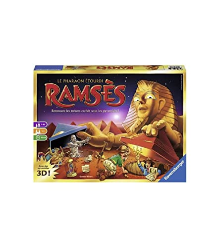 Ravensburger - Ramsès - Jeu de société Famille et Enfant - 1 à 5 Joueurs dès 7 Ans - Mixte - 26717 - Version française Ravensburger - Ramsès - Jeu de société Famille et Enfant - 1 à 5 Joueurs dès 7 Ans - Mixte - 26717 - Version française
