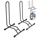 TLGREEN Râtelier à vélo pour 2 vélos, largeur de pneu jusqu'à 80 mm, 20-28 pouces,amovible...