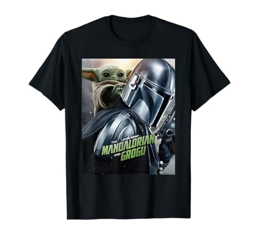 Star Wars The Mandalorian and Grogu Official Movie Poster T-Shirt