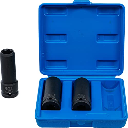 Bgs 80003 | Set Di Inserti Speciali Per Chiavi A Bussola | Azionamento Quadrato Interno 12,5 Mm (1/2") | Sw 17/19/21 Mm | 3 Pezzi