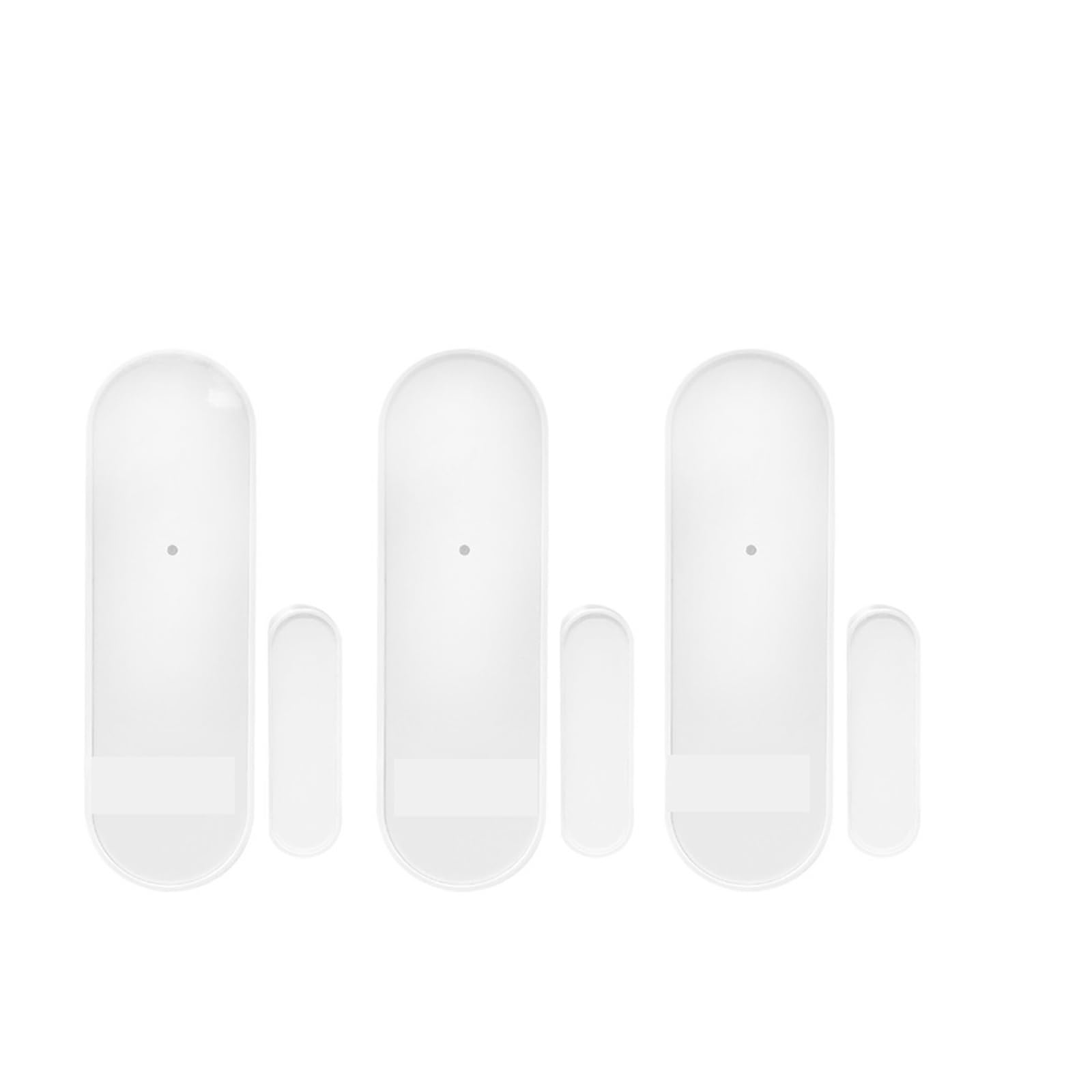 Sin Cuotas Mensuales Sensor De Puerta, Ventana, Seguridad Inteligente For El Hogar, Detector Apertura, Alarma Magnética Inalámbrica(3 pcs Door Sensor 02)