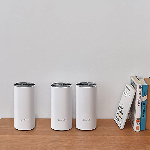 Image of TP-link Deco E4(3-Pack) Dual Band WiFi Mesh AC1200 Smart Router and Free Color tp-link Tapo Smart WiFi Bulb Tapo L530B 8.7W