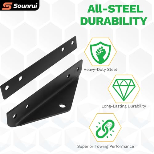 Sounrui Heavy-Duty Trailer Hitch Kit for Ariens IKON-X XL & Gravely ZT X XL ZT HD, Fits 79108500, Zero Turn Mower Tow Kit for Ariens Apex & Zenith, Fits 42"-60" Decks by Sounrui - Used condition - Image 2