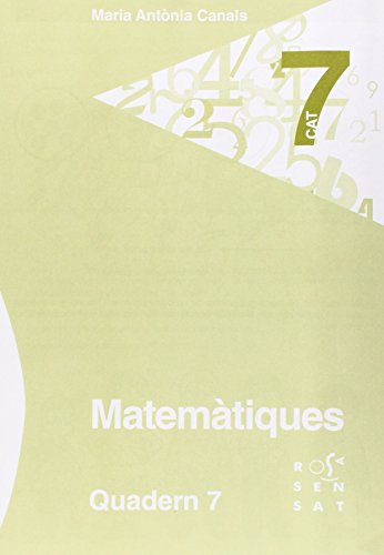 Portada de Matemàtiques. Quadern 7