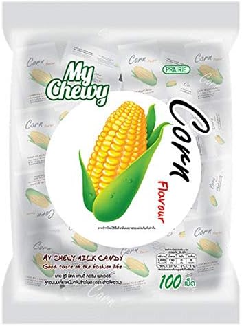 My Chewy Milk Candy, CORN FLAVOUR, Soft Chewy Candy 100 tablet, Size 360g