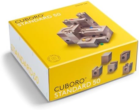 Cuboro Standard 50 Marble Run - The Large Starter Set