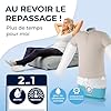CLEANmaxx Appareil de repassage automatique de chemises avec accessoire pour pantalons | Idéal pour chemises, chemisiers & pantalons | Séchage doux et infroissable en quelques minutes
