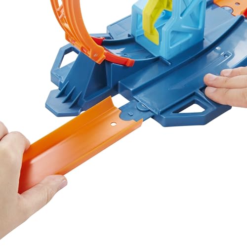 Hot Wheels Track Builder Unlimited Coffret Lanceur et Looping avec connecteurs et Une Voiture Incluse Jouet pour Enfant GLC90 - vue 7