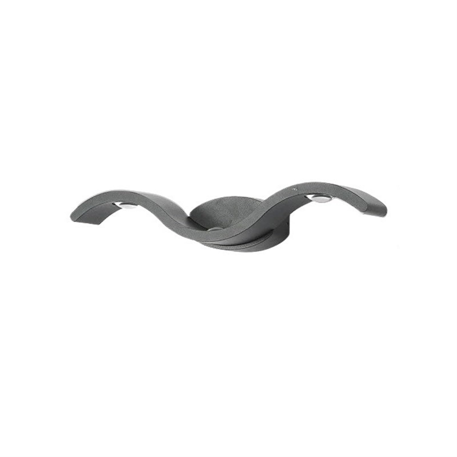 Applique mouette ondulée noire pour illuminer vos soirées de salon et balcon