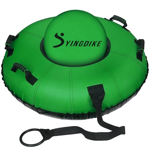 YINGDIKE Snow Tube for Sledding, Heavy Duty 40' Snow Sled with 4 Handles and Cushion Seat...