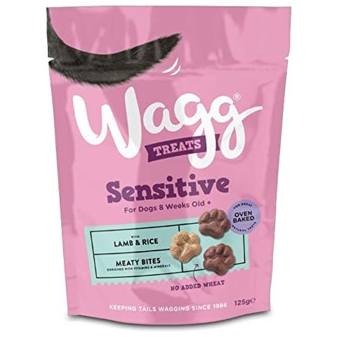 Wagg Sensitive Treats with Lamb and Rice 125gm, Deal of 4 Cover