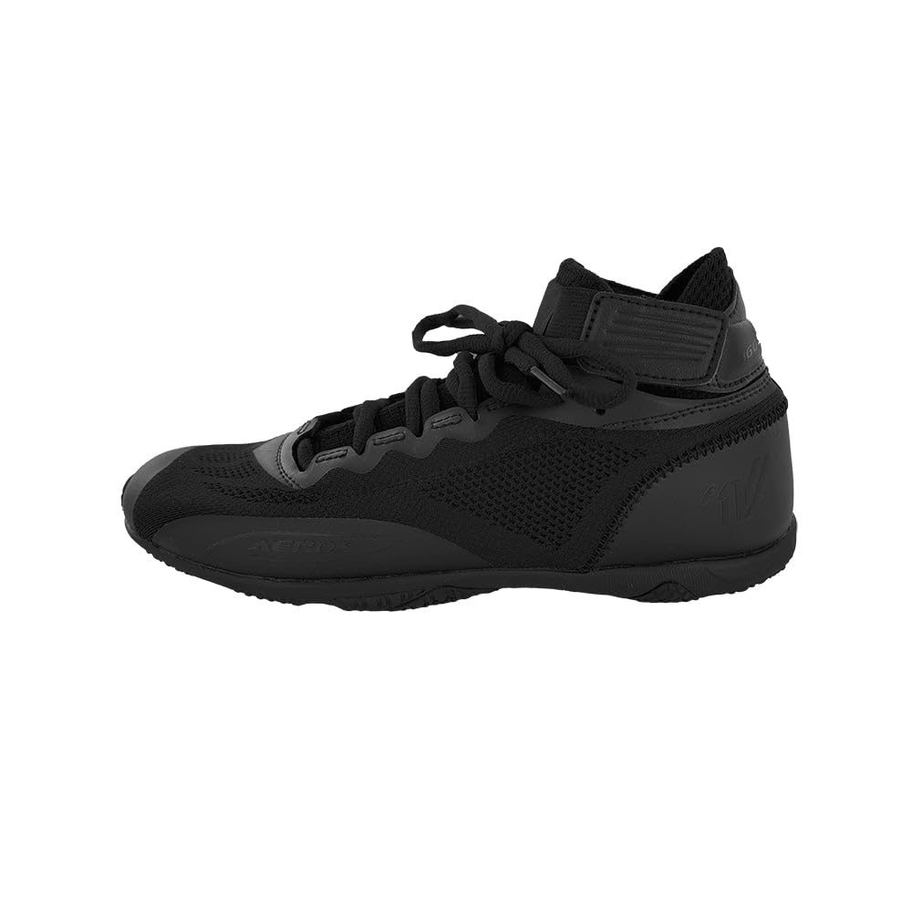 black high top cheer shoes