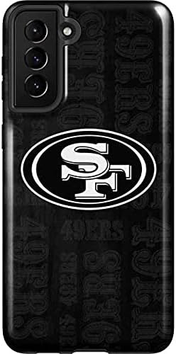 Skinit Pro Phone Case Compatible with Galaxy S21 FE - Officially Licensed NFL San Francisco 49ers Zone Block Design