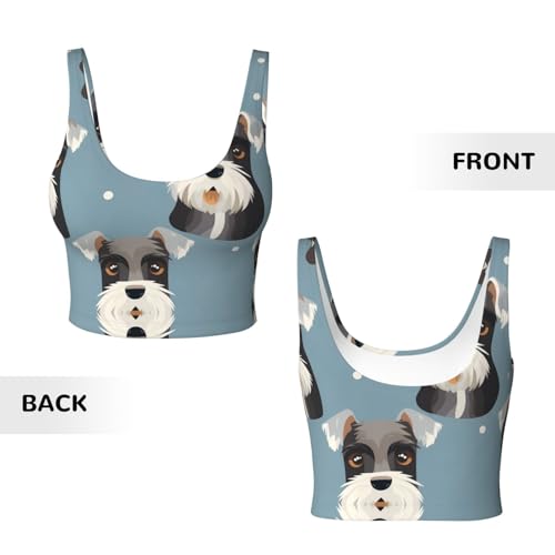 Chaleco de yoga para mujer con estampado Schnauzer HYTTER 3