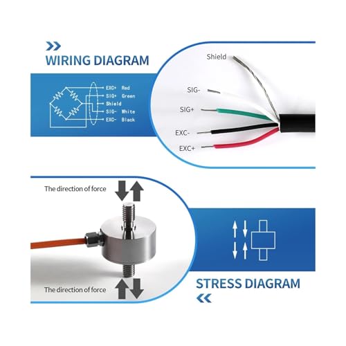 Capteur cellule de charge 0-10kg avec écran affichage pour test force compression poids - 4
