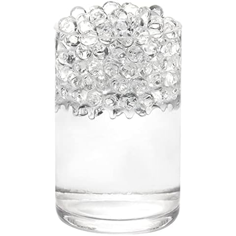 50000 Clear Water Beads, Water Gel Beads for Vase Filler, Floating Pearls, Christmas Decoration, Wedding Centerpiece, Floating Candles, Planting, Floral Decoration (9-11MM) Cover