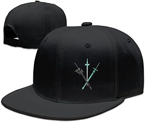 Men's Well-know Anime Sword Art Online Flat Along Trucker Hats