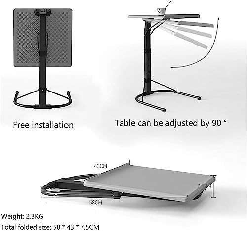 Table d'appoint réglable en hauteur pour travailler au canapé
