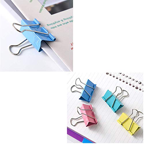 Clip For Raccoglitori , Clip For Bulldog , Clip Pieghevoli, Fermagli For Carta Clip For Bulldog Clip For Cerniere In Metallo For Fotografie Foto Articoli For La Casa E L'ufficio (Dimensioni - Foto 12