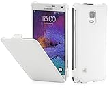 StilGut Slim Case, custodia per Samsung Galaxy Note 4, bianco vintage
