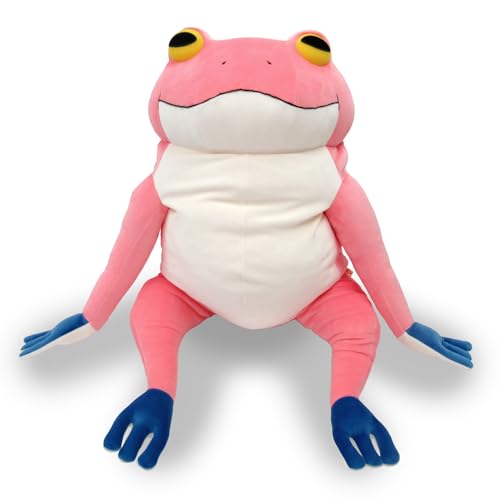 シナダグローバル もちシリーズ もちかえる ピンク (XL) 35×35×50cm ぬいぐるみ カエル アニマル MOKR-0880P（Amazon）