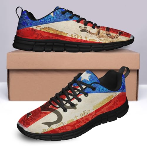 Boricua Puerto Rico Shoes Men Women Running Walking Shoes Fashion Sneakers4