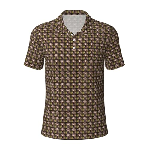 Chemise courte labrador retriever marron vêtement été motif chien look décontracté