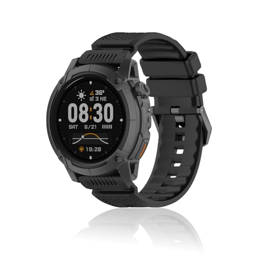 Correa para reloj COROS NOMAD banda silicona negra miniatura 1