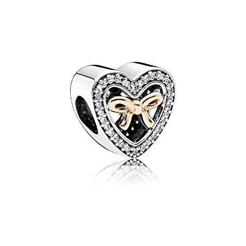 MiniJewelry Gold Bow Tie Love Heart Charm Cover