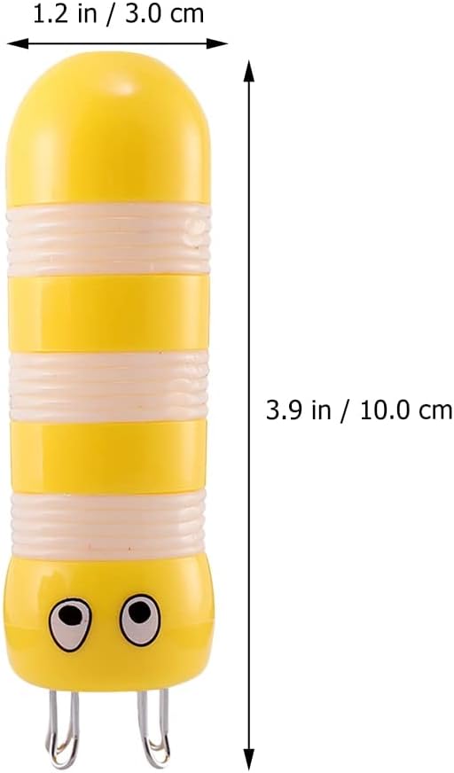 Knitting Knitter Machine Tool Spool French DIY Yarn Loom Rope Wool Weaving Handy Maker Dollsweater Making Hand Toy Pom Cartoon - (Color: As Shown, Size: 10X3CM)