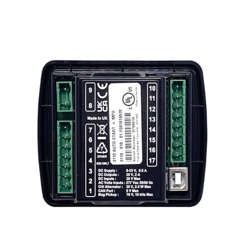 Módulo DSE3110 MPU para solucionar fallos de arranque manual en generadores 4