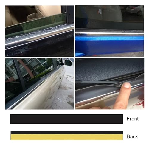 Selladores automáticos de goma Muzhen: tira de 4m impermeable para puertas y ventanas de coche 7