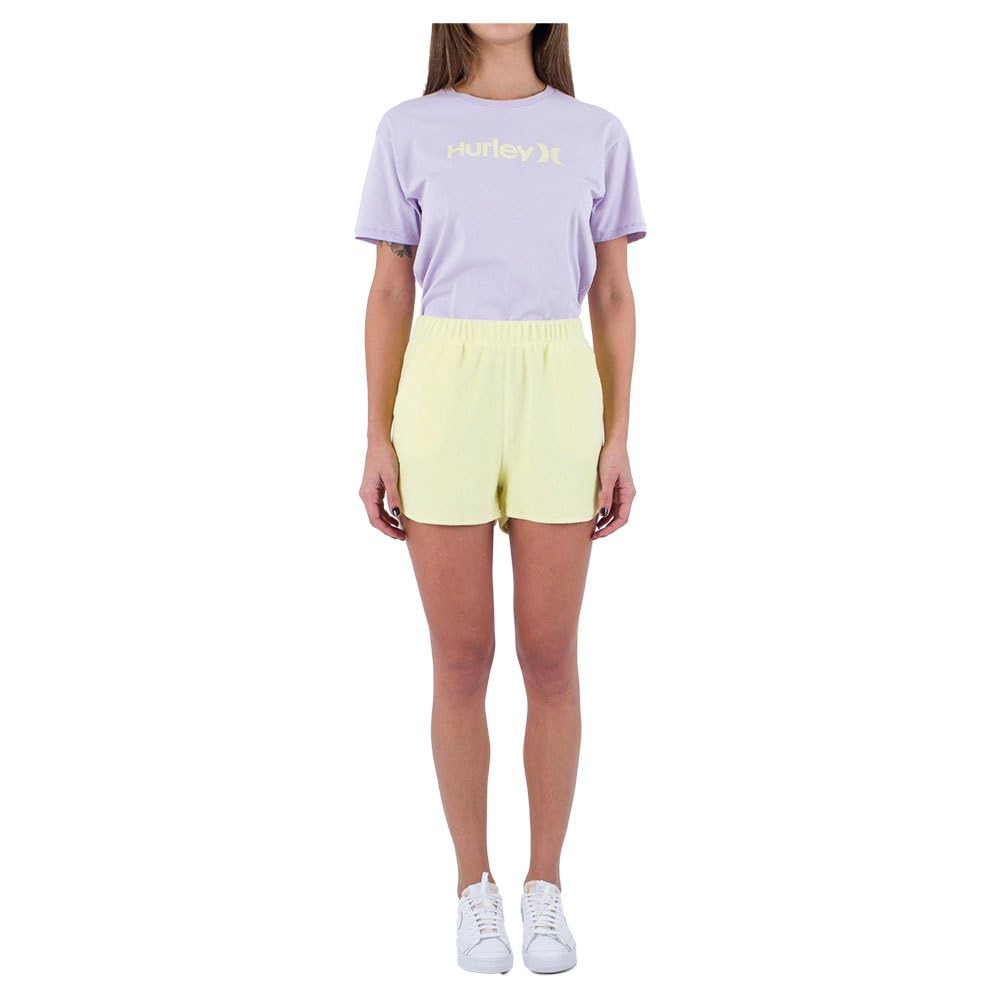 Hurley Women's Oceancare Towel Short, Translucent Yellow, S