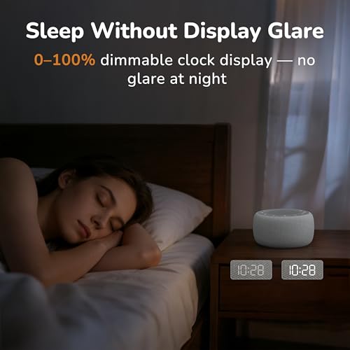 Buffbee Alarm Clock with Sound Machine