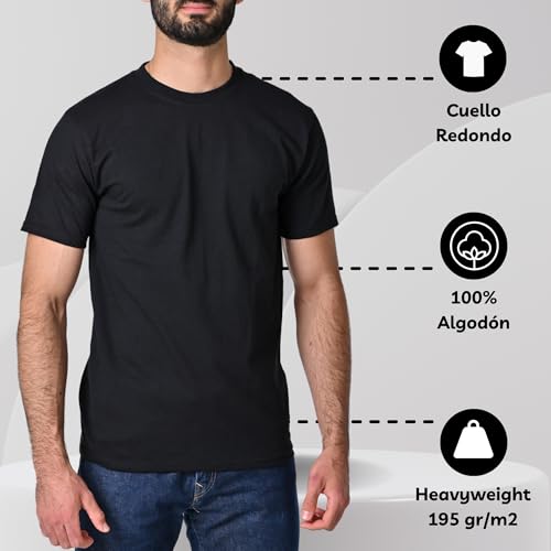 Catálogo para Comprar On-line Playera negra cuello redondo disponible en línea. 25 Imagen adicional