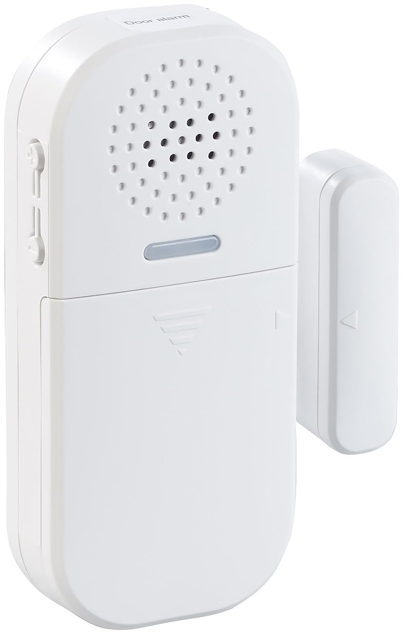 VisorTech Klingel kabellos: 4er-Set Mini-Alarmanlage & Türklingel mit 2 Sensoren, 130 dB (Tür Alarm System, Tür Alarm Systeme)