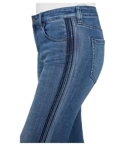 Liverpool Women's Hannah Mid-Rise Flare Jean with Self Trim 32'' Inseam3